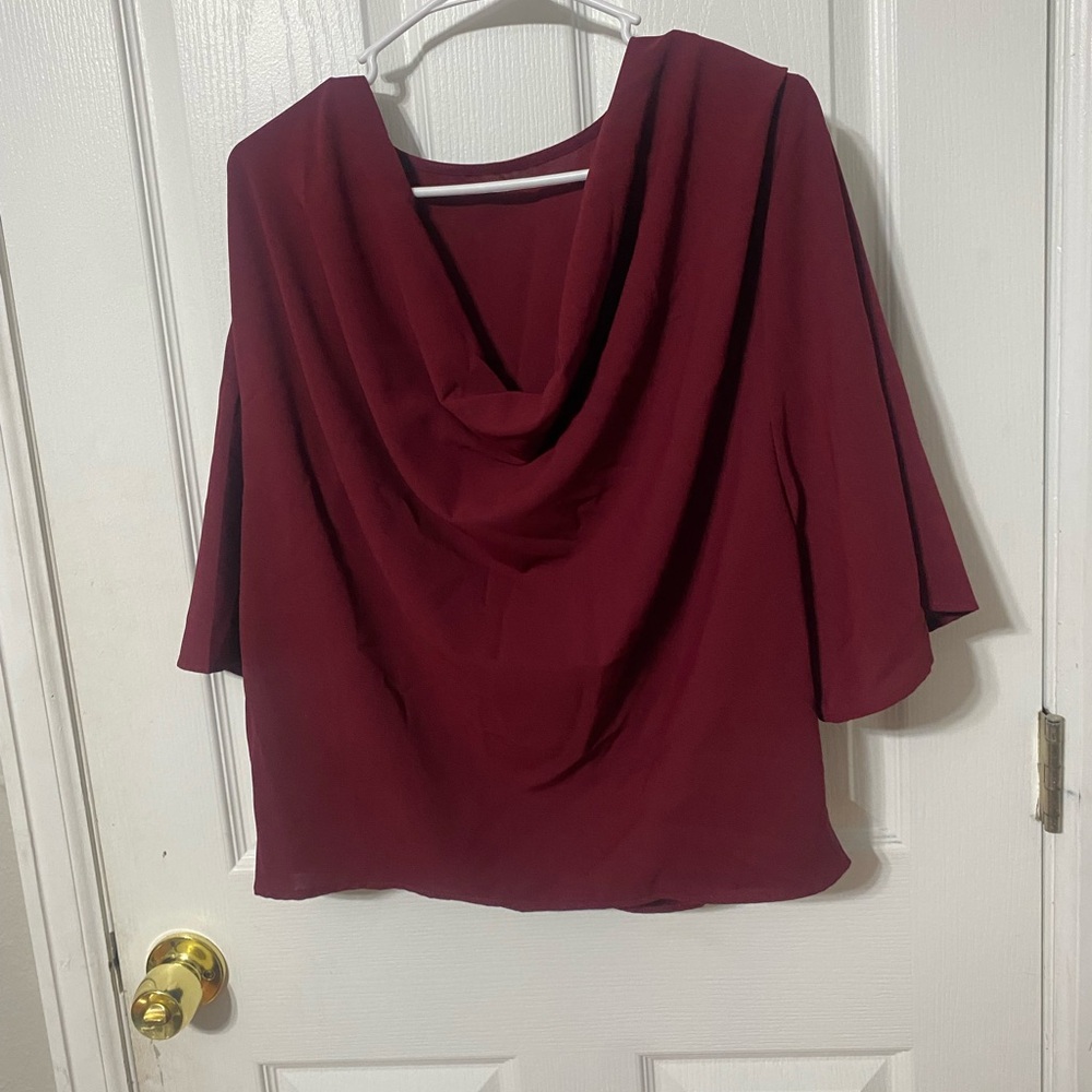 Maroon blouse